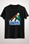 Unisex Siyah Vechain Vet Crypto Mountain Sun Rays Classic T-shirt