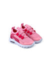 Kız Bebe Çocuk Fuşya Işıklı Bağcıksız Rahat Kalıp Sneaker Spor Ayakkabı