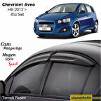 Chevrolet Aveo HB Mugen Cam Rüzgarlığı 2012-2018