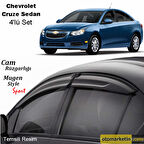 Chevrolet Cruze Sedan Mugen Cam Rüzgarlığı