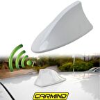 Carmind Elektirikli Köpek Balığı Shark Anten Beyaz