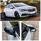 Opel Astra K Batman Yarasa Ayna Kapağı Piano Black 2016-