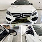 Mercedes C Serisi W205 Batman Ayna Kapağı Piano Black 2015-2020