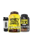 Olimp Whey Protein Complex 100% Çikolata 1800 Gr + Gain Bolic 6000 Çikolata 3500 Gr + Curse Supplement Toz Saklama Kabı ve Shaker Hediyeli