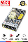 Mean Well LRS-150-12 | 150W 12V 12.5A Tek Çıkışlı Anahtarlamalı Güç Kaynağı