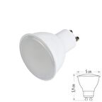 Cata 5W Led Çanak Ampul (Gu-10 Duy) Gün Işığı