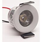 Cata 1W Yıldız Beyaz Kasa Led Spot Gün Işığı