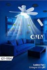 Lodos Fan LED 62W CT-1154 Kumandalı Işıklı Vantilatör (Duy ile kullanılamaz Tavana montajlıdır.)