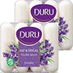 DURU SAF DOĞAL LAVANTA KOKULU SABUN VEGAN 4*70 GR X 2 ADET