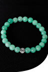 Sertifikalı Amazonit Taşı Bileklik - Gümüş Aparatlı