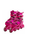 Erkek Çocuk Oyuncak Rising Sports Inline 4 Teker Paten Pembe Payetli Kız Çocuk Eğitici Oyuncaklar