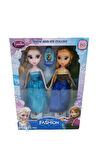 Çocuk Gelişim Oyuncaklar Oyuncak Bebek Elsa Ve Anna 2 Li Bebek Seti Kız Çocuk Evcilik Oyuncak Karlar
