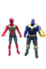 Çocuk Gelişim Oyuncaklar Örümcek Adam & Thanos 2'li Figür Işıklı Oyuncak Seti Örümcek Adam Thanos Ka