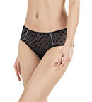 Cezbe X-Lady Çiçek Desenli Tül Bikini Slip Külot 1653