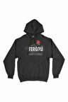 Terörü Lanetliyoruz Kapşonlu Sweatshirt Hoodie