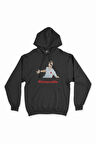 Türkiye Milli Takım Taraftar Siyah Kapşonlu Sweatshirt Hoodie