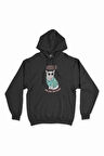 I Am Just Too Cool Dog Siyah Kapşonlu Sweatshirt Hoodie