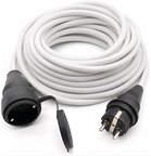 Evden Elektrikli Araba Şarj40METRE  Uzatma Kablosu Topraklı%100 Bakır 3x2.5mm (BEYAZ)