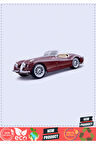 Bburagoo 1:24 Jaguar Xk 120 Roadster Model Araba Kız Erkek Çocuk Oyuncakları Eğitici Oyuncakl