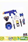 Power Gun Polis Seti 34330 Kız Erkek Çocuk Oyuncakları Eğitici Oyuncaklar