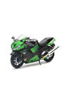 1:12 Kawasaki Zx-14 2011 Model Motor Kız Erkek Çocuk Oyuncakları Eğitici Oyuncaklar