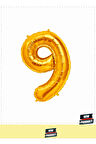 Şekilli Supershape Gold Rakam Folyo Balon 9 Numara 1 Gram Kız Erkek Çocuk Oyuncakları Eğitici Oyunca
