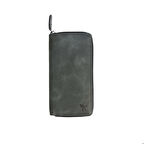 KARALI Crazy Deri Siyah Cüzdan