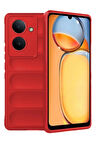 Xiaomi Redmi 13C Kılıf Optimum Silikon - Kırmızı
