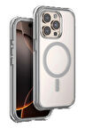 Apple iPhone 15 Pro Max Hulk Magsafe Kapak - Titan Gri