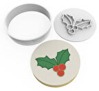 Kurabiye Kesici ve Damga Set - Yaprak