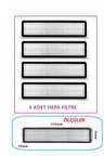 Dreame d9 max D10S Pro Uyumlu HEPA Filtre 4 adet