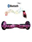 CityMate Elektrikli Kaykay Hoverboard Bluetooth Hoparlörlü 6.5 Inch Grafiti D13