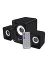 D23 Ses Sistemi FT-202BT 2+1 Ses Sistemi Kumandalı Bluetooth Hoparlör Tv/pc/telefon Uyumlu Usb Speaker Fm Radio Kart Okuyucu 3.5mm Jack Girişli Usb Beslemeli Speaker