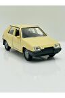 Welly 1:36 Skoda Favorit DieCast Çek Bırak Model Metal Araba