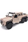 1:36 Mercedes G63 Amg 6x6 Metal Model Araba Bej