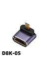 UHD 2.1 Adaptör, 8K 60Hz HDTV Dişi Konnektörden Mini/MicroHD Erkek Konnektöre 8K Yüksek Çözünürlüklü