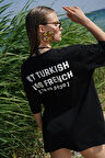 Turkish Sırt Baskılı Oversize T-Shirt