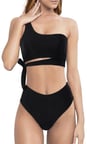 Bikini üstü yandan bağlama detaylı