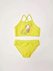 Baskılı kız çocuk bikini takım
