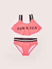 Mercan Volanlı Kız Çocuk Bikini Takım DB200790BT