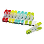 10 PARÇA  RENKLİ SİLİKON MANDAL (4130)