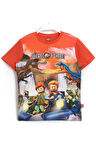 Dinazor Temalı Jurassic World The Secret Exhibit Lego Oyunu 3d Baskılı Erkek Çocuk T-shirt Turuncu