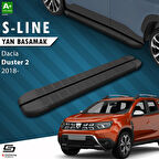 S-Dizayn Dacia Duster 2 S-Line Siyah Yan Basamak 183 Cm 2018-2023 A+ Kalite