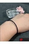 DD571 Siyah Kristal Cam Boncuklu Bileklik