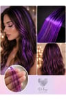 D’Arya Mor Işıltılı Tinsel Saç Simi – Purple Hair Tinsel DD223