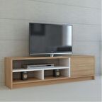 TV Ünitesi Elips 101 Beyaz Teak