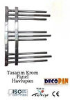 DECOPAN ''Elif ''Model ELEKTRİKLİ Tasarım Krom Havlupan