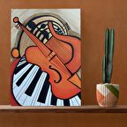 Tuval Üzerine Dijital Baskı Modern Sanatsal Kanvas Tablo 35x50 Tablo-A057