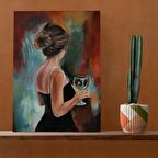 Tuval Üzerine Dijital Baskı Modern Sanatsal Kanvas Tablo 35x50 Tablo-A082