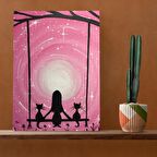 Tuval Üzerine Dijital Baskı Modern Sanatsal Kanvas Tablo 35x50 Tablo-A118